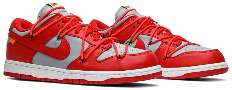 NIKE OFF WHITE X DUNK LOW - UNIVERSITY RED - Cultive